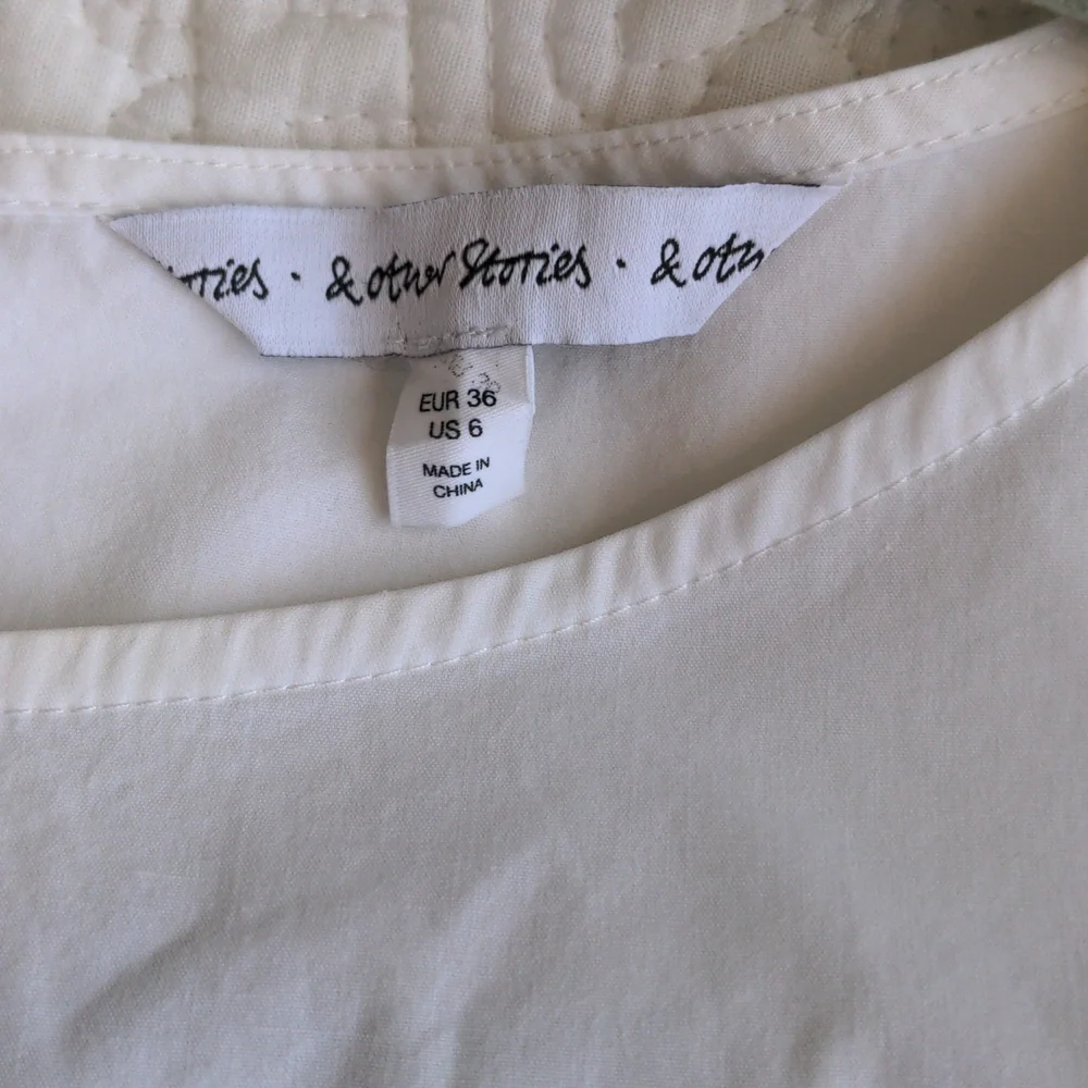 And Other Stories Poplin Collarless Shirt - Picture 7 of 9